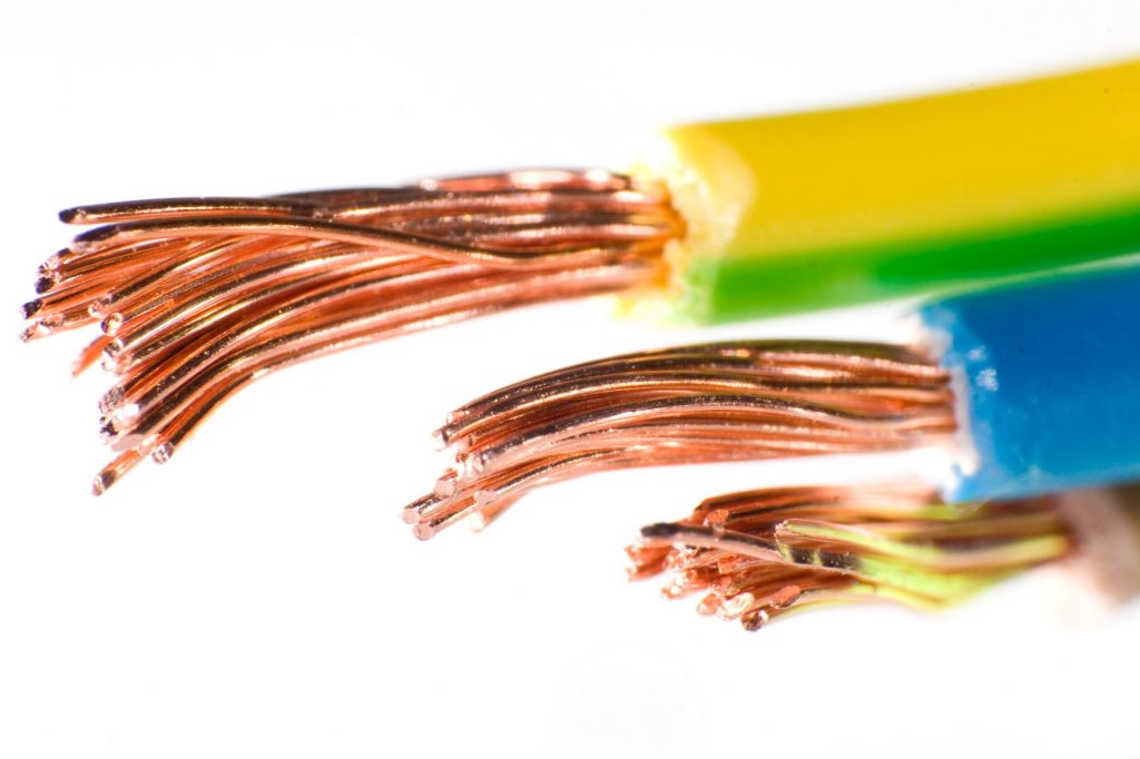 Copper electrical wire